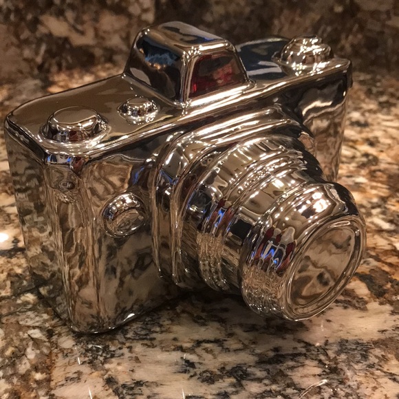 Chrome painted ceramic camera - Picture 2 of 8
